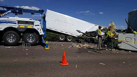 Fatal Accident Involving Multiple Vehicles Closes Westbound I-10