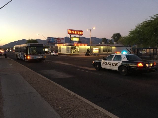Woman Struck by Bus in Tucson